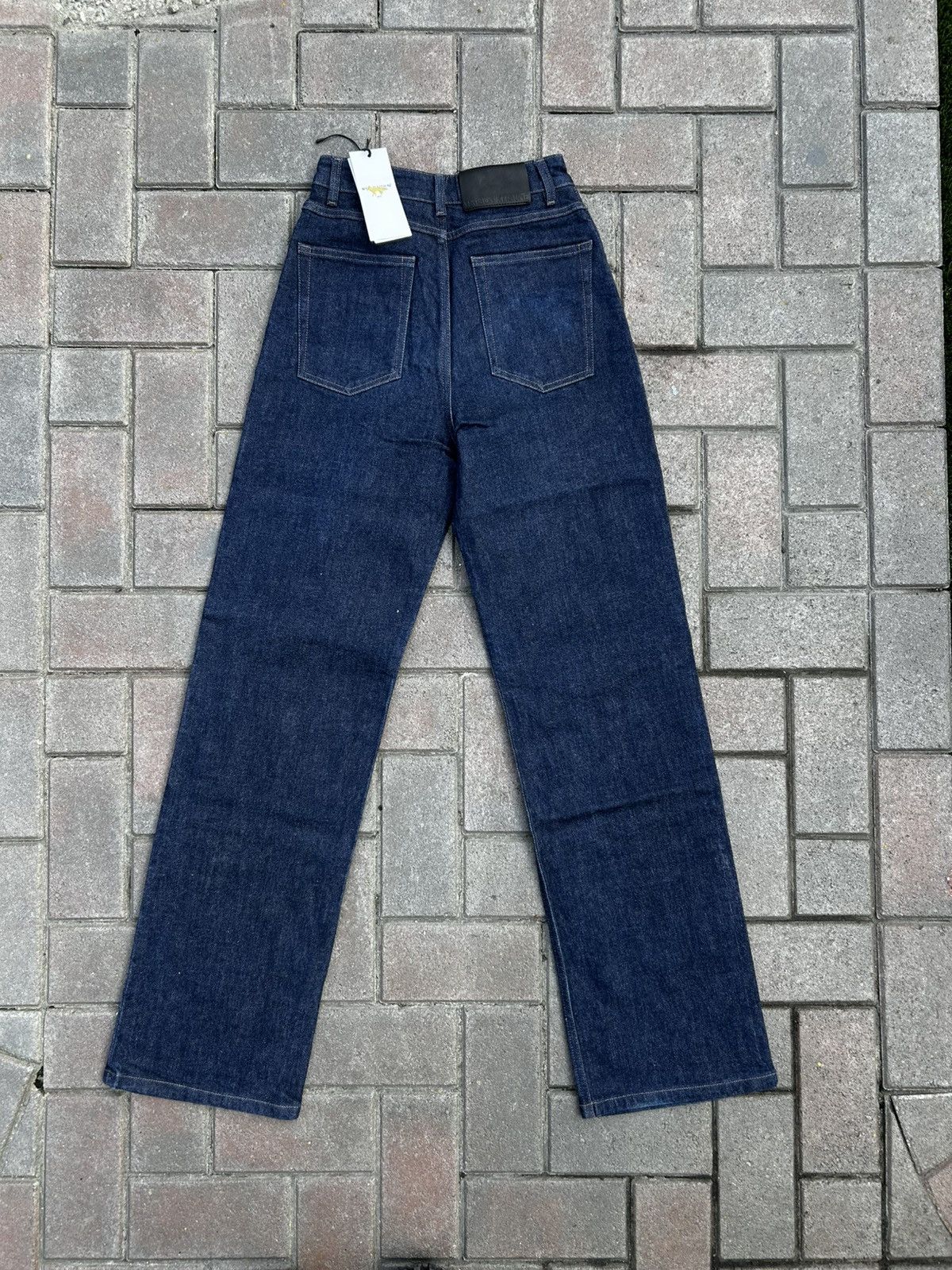 Designer × Japanese Brand × Maison Kitsune Maison Kitsune Raw Japanese Indigo Jeans Size US 28 / EU 44 - 6 Thumbnail