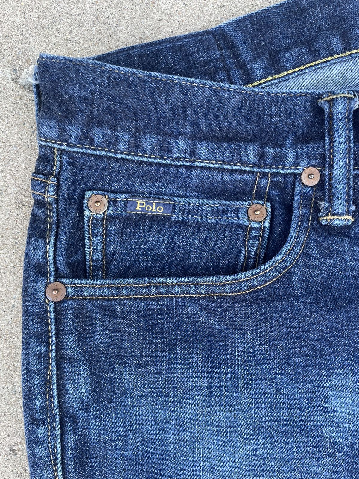 Polo Ralph Lauren × Vintage Polo Ralph Lauren selvedge denim “Sullivan slim” Size US 32 / EU 48 - 4 Thumbnail
