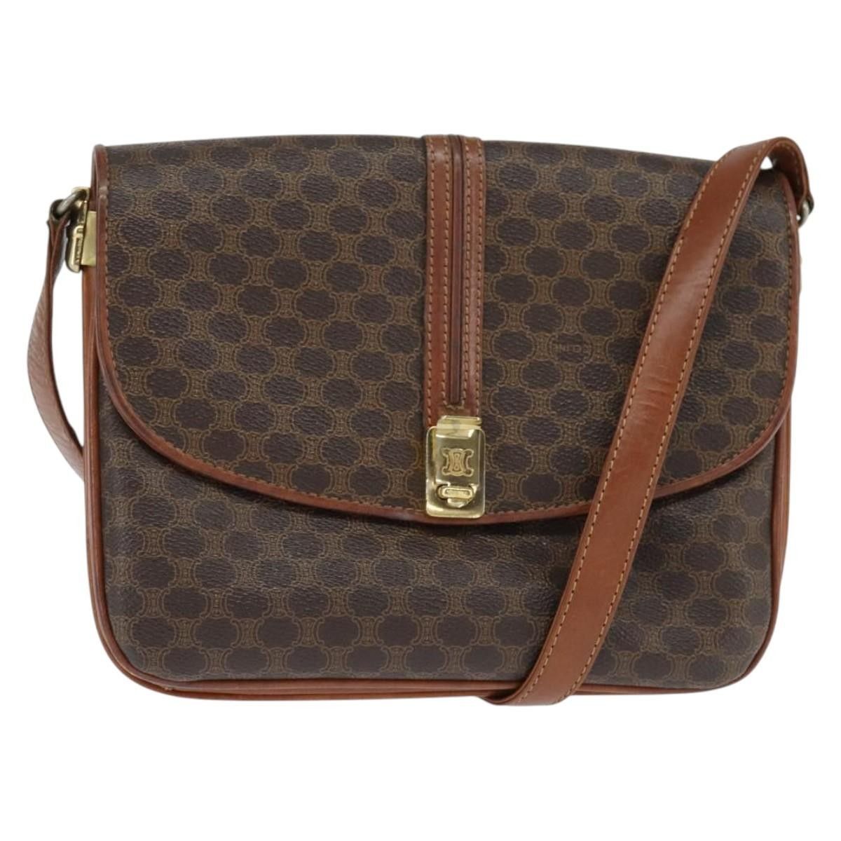 Celine Celine Macadam Shoulder Bag PVC Leather Size ONE SIZE - 1 Thumbnail