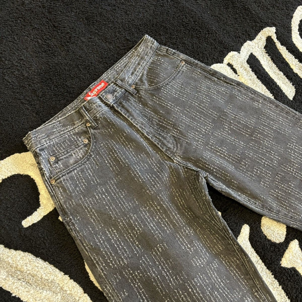 Supreme Supreme Needle Punch Denim - Size 30 | Grailed