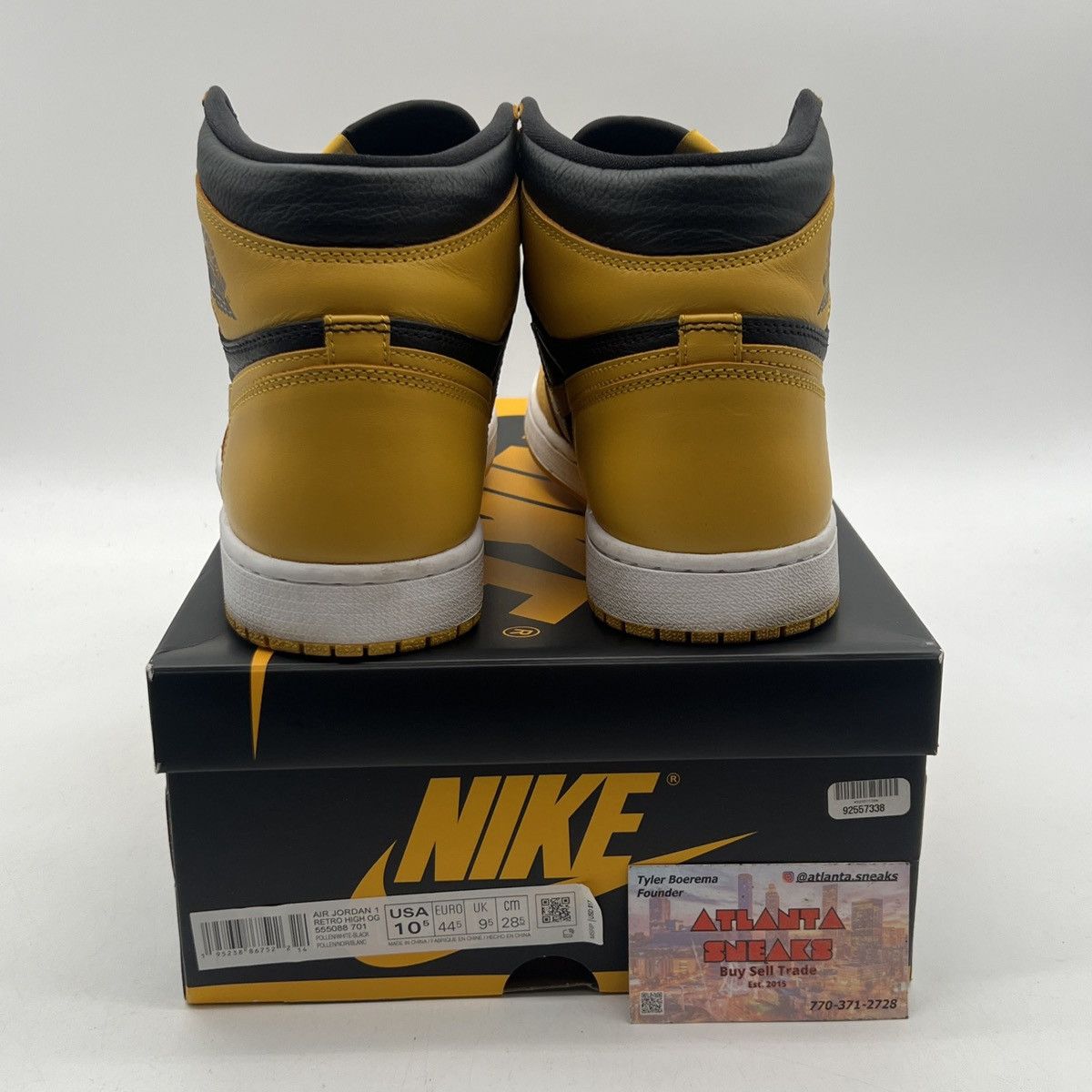 Nike Air Jordan 1 high pollen Size US 10.5 / EU 43-44 - 3 Thumbnail
