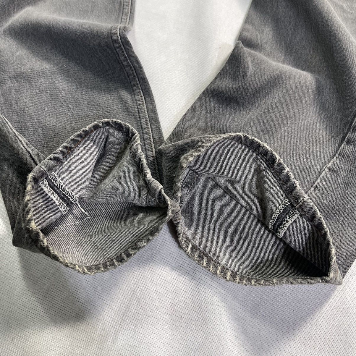 Levi's Vintage Clothing Vintage 80s Levis 501 Charcoal Fades Patina Jeans Size US 35 - 13 Thumbnail