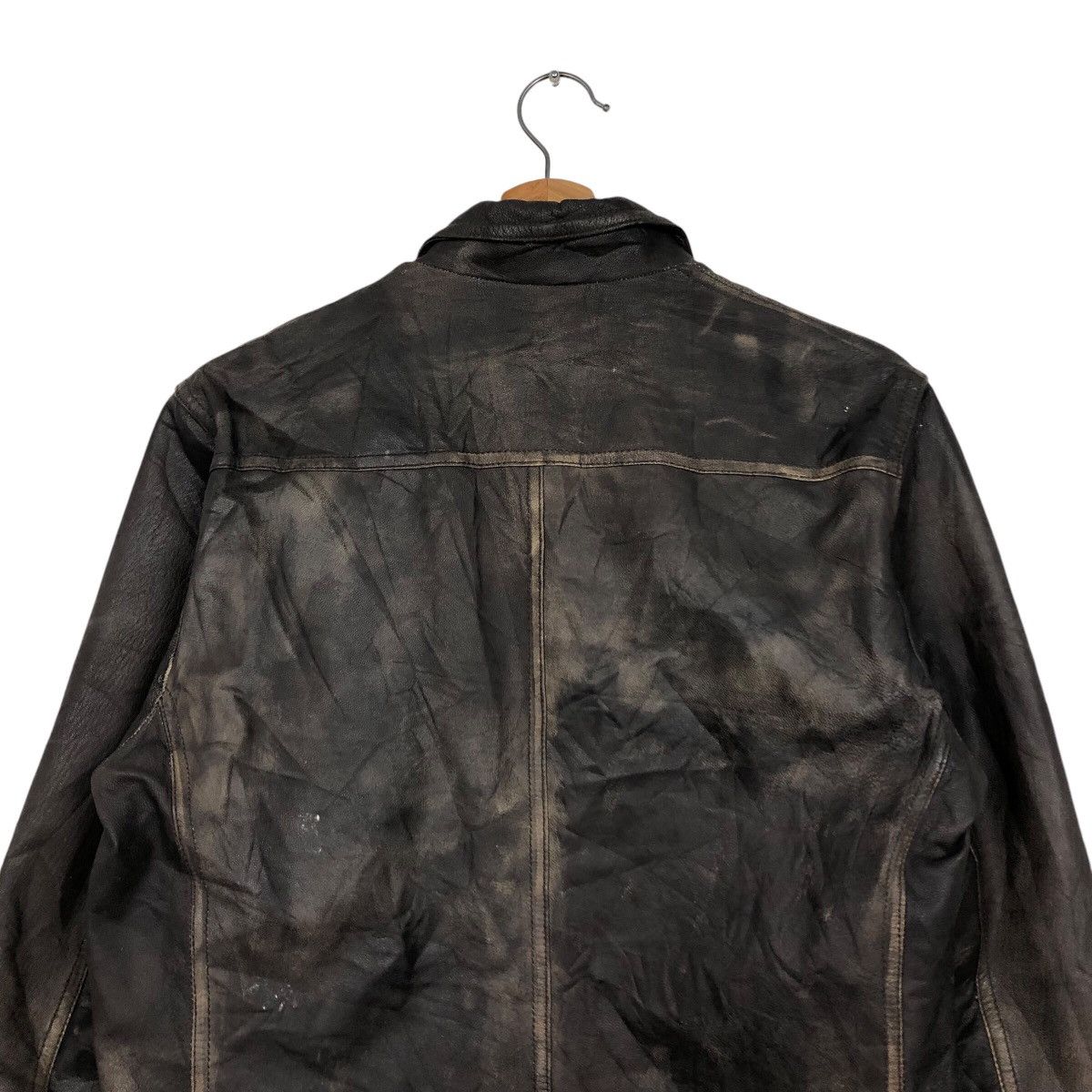 Japanese Brand 📌Vintage Biker Leather Jacket Button Custom Culture Size US M / EU 48-50 / 2 - 10 Thumbnail