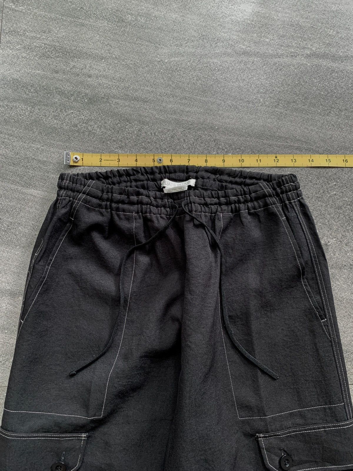 Pleats Please Issey Miyake FREE TAX! Contrast Stitching Relaxed Cargo Pants Size US 30 / EU 46 - 11 Thumbnail