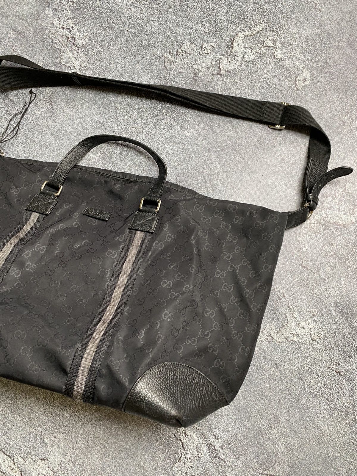 Gucci Gucci GG Supreme Canvas Duffle Bag XL Size ONE SIZE - 4 Thumbnail