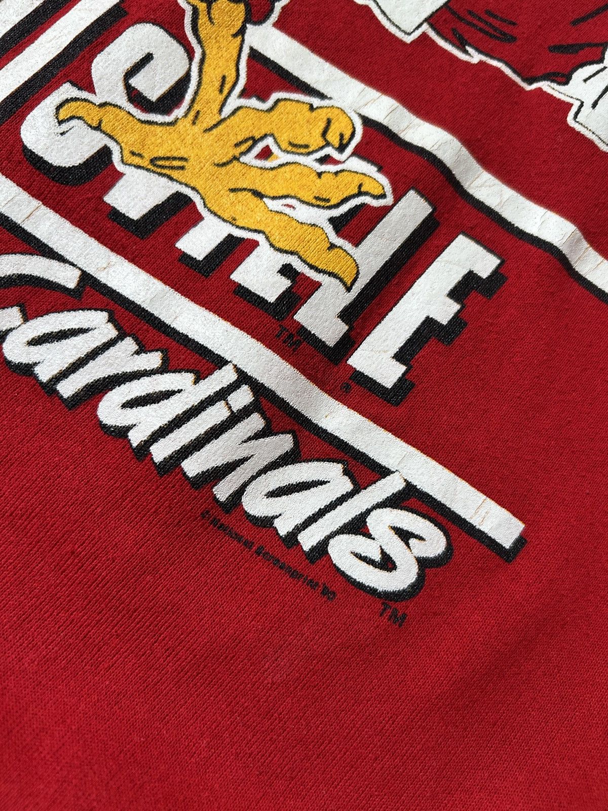 Jerzees Vintage Jerzees Louisville Cardinals Made in Usa 🇺🇸 80s Size US XL / EU 56 / 4 - 4 Thumbnail