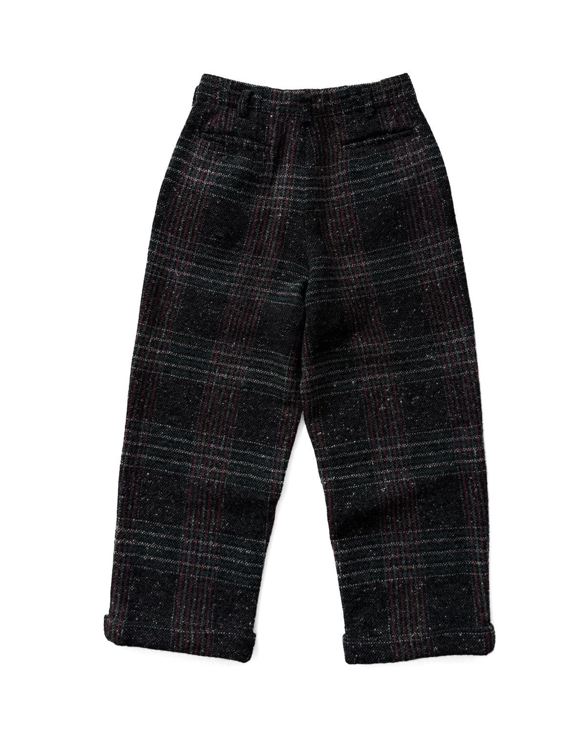 Comme des Garcons Homme 90s COMME des GARÇONS VINTAGE WOOL TWEED PLAID TROUSERS Size US 30 / EU 46 - 8 Thumbnail