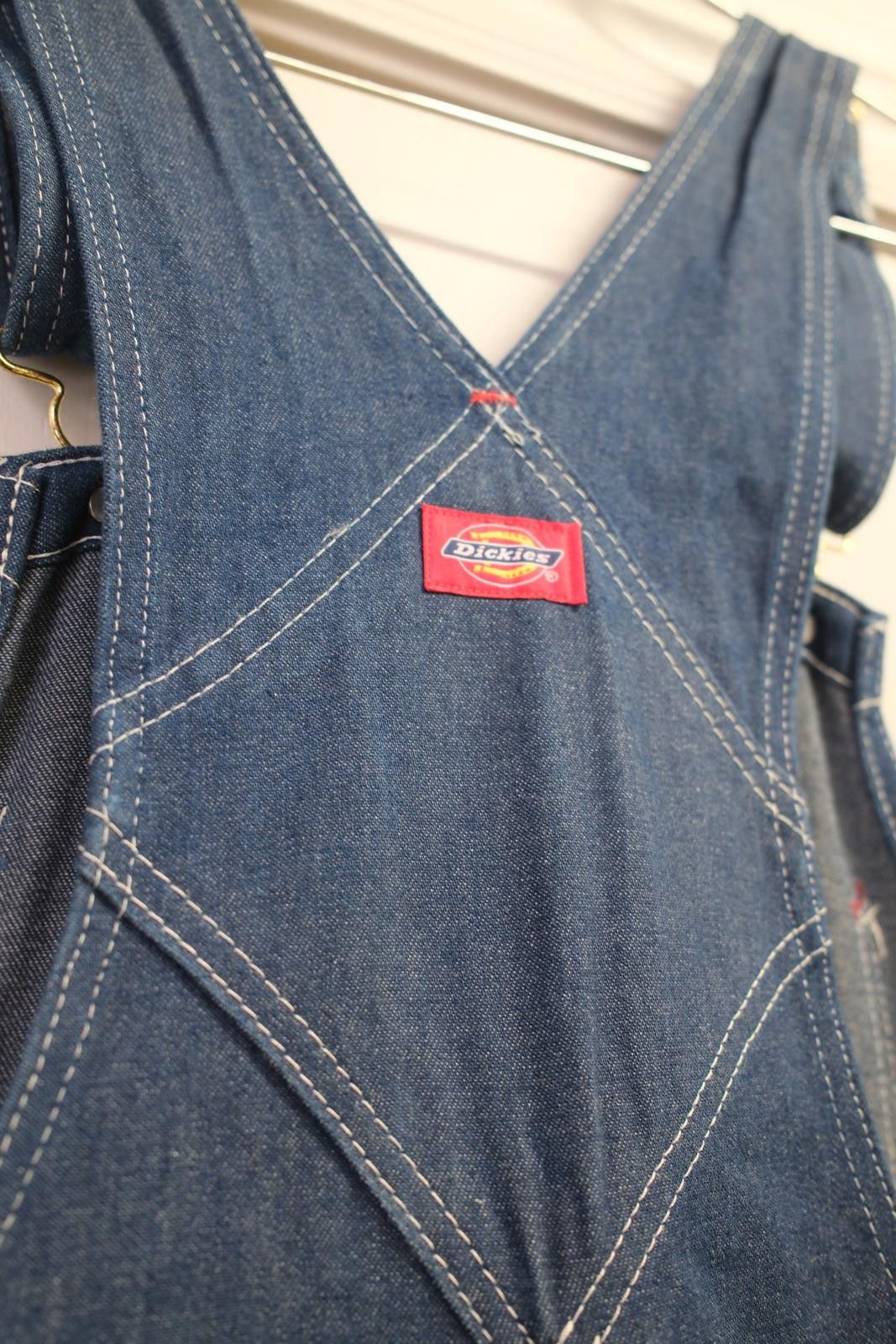 Dickies 90's Dickies Dark Denim Overalls Straight-Leg Jeans Size ONE SIZE - 7 Thumbnail