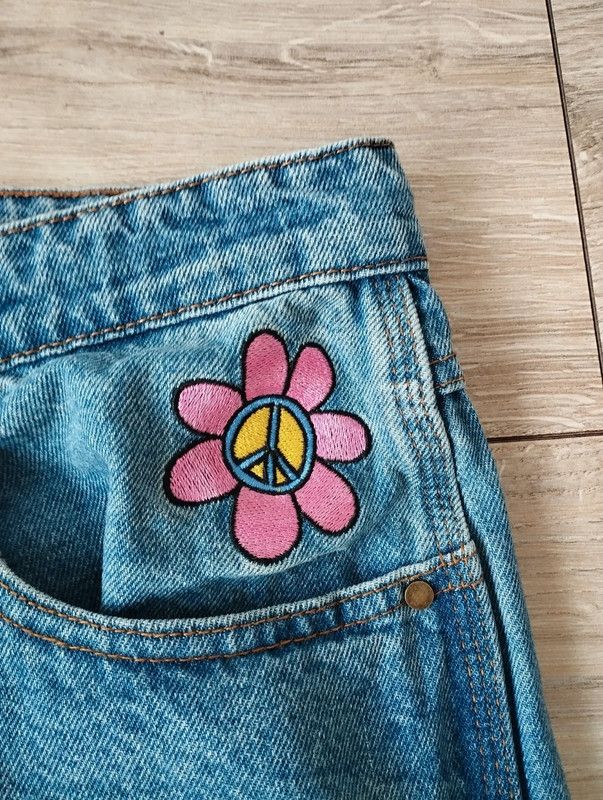 Butter Goods Butter Goods Flower jeans Skate street size 32 M/L Size US 32 / EU 48 - 6 Thumbnail