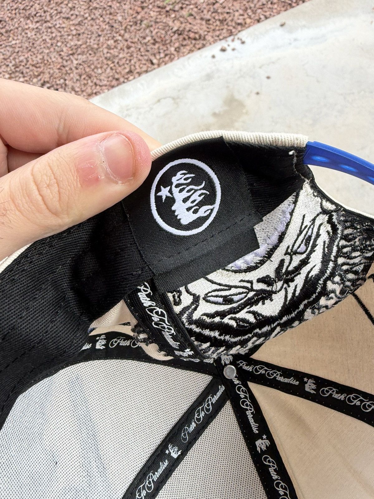 HELLSTAR Hellstar Records Blue & White Logo Hat Snapback New Size ONE SIZE - 7 Thumbnail