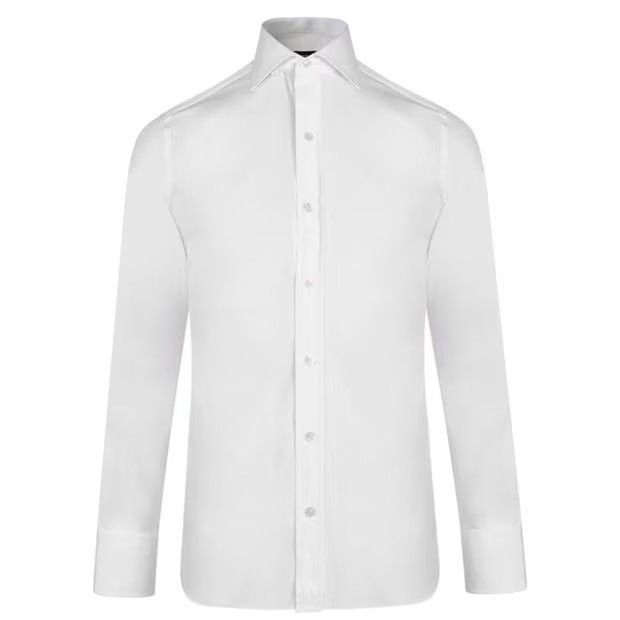 Tom Ford o1g2r1mq0724 Cotton Shirt in White Size US L / EU 52-54 / 3 - 1 Thumbnail