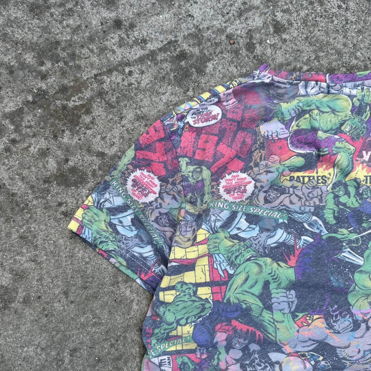 Marvel Comics Vintage Japanese Style Marvel Comics Overprinted Y2K 00s Size US M / EU 48-50 / 2 - 9 Thumbnail