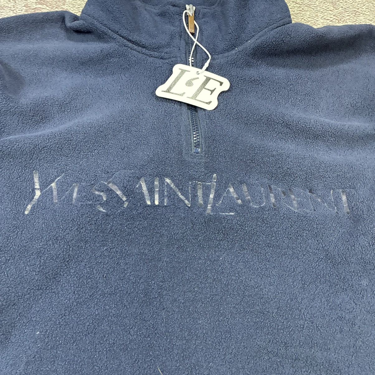 Yves Saint Laurent Mens Yves Saint Laurent Vintage Fleece Jacket Size L Size US L / EU 52-54 / 3 - 3 Thumbnail