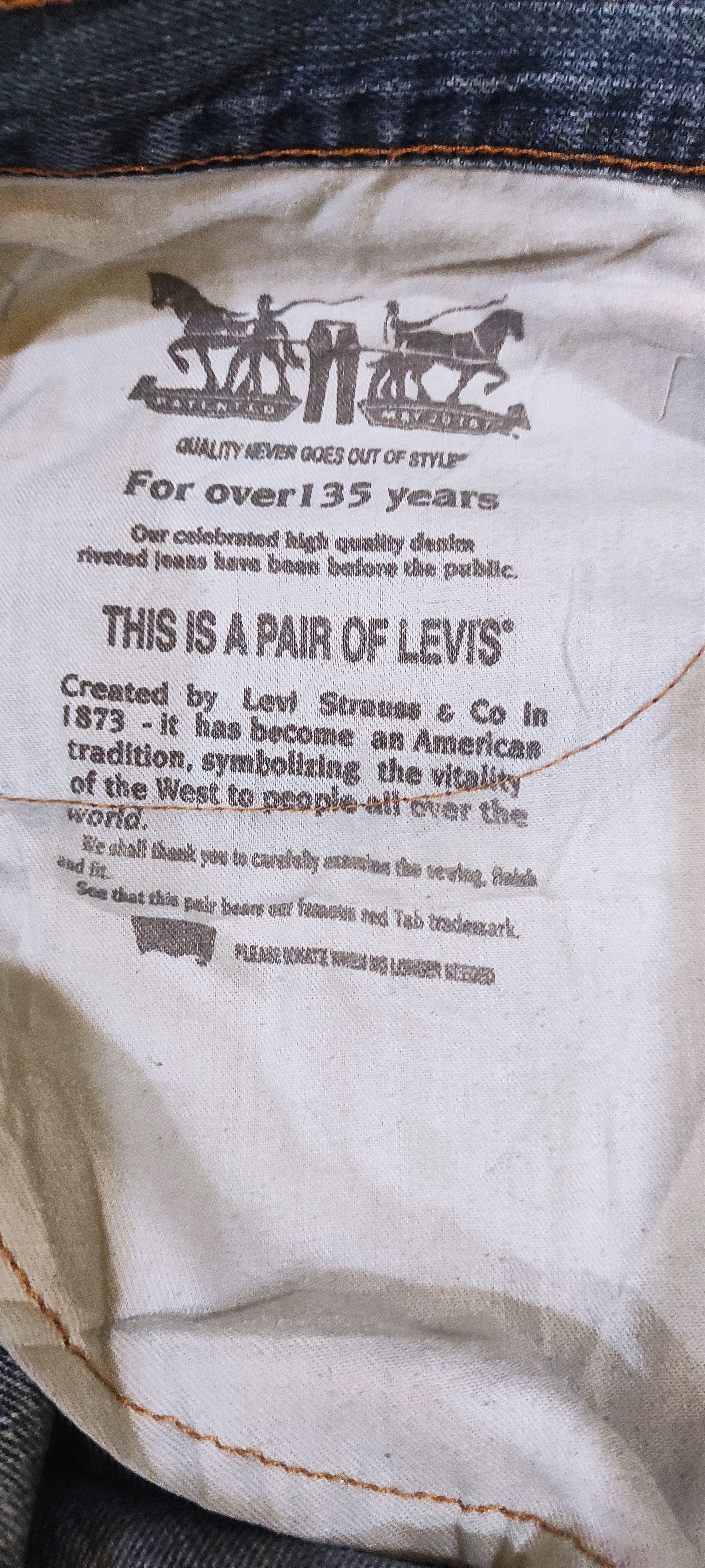 Levi's Big Size Levis Distressed Washed Denim Size US 42 / EU 58 - 13 Thumbnail