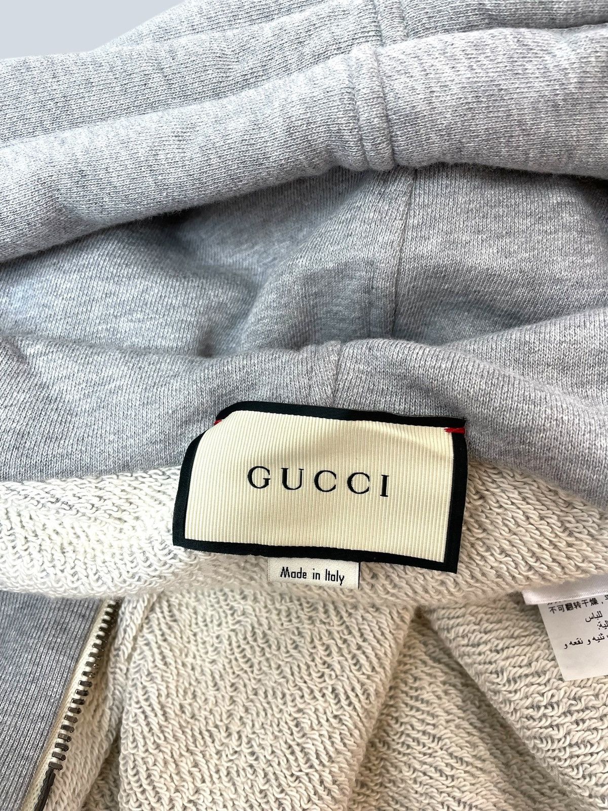 Gucci Gucci zip sweatshirt with hood and dragon embroidery, M. Size US M / EU 48-50 / 2 - 6 Thumbnail