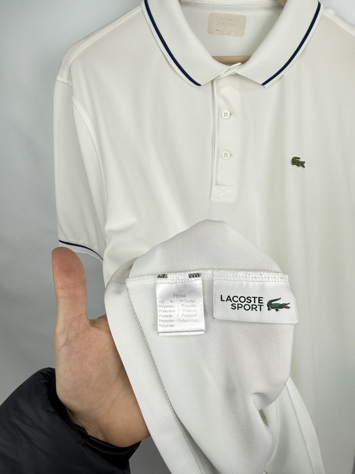 Lacoste 🇫🇷 Lacoste Sport Tennis Polo T-Shirt Retro Rare Hype Y2K Size US XXL / EU 58 / 5 - 6 Thumbnail