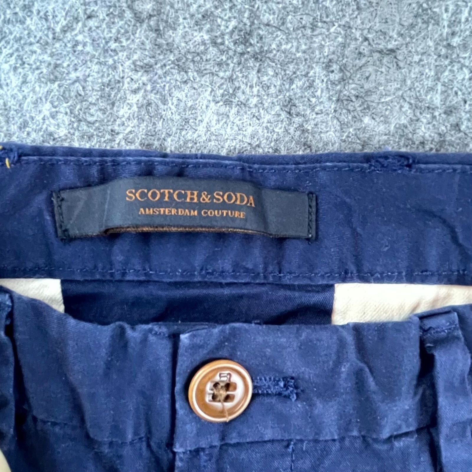 Scotch & Soda Scotch & Soda Mott Pants Mens 30 Blue Minimalist Preppy Size US 30 / EU 46 - 3 Thumbnail