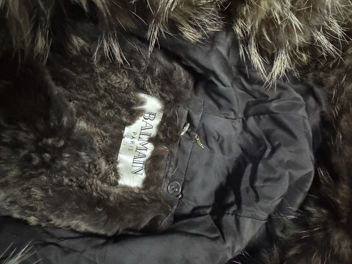Balmain VINTAGE BALMAIN SILK FUR JACKET Size US L / EU 52-54 / 3 - 3 Thumbnail