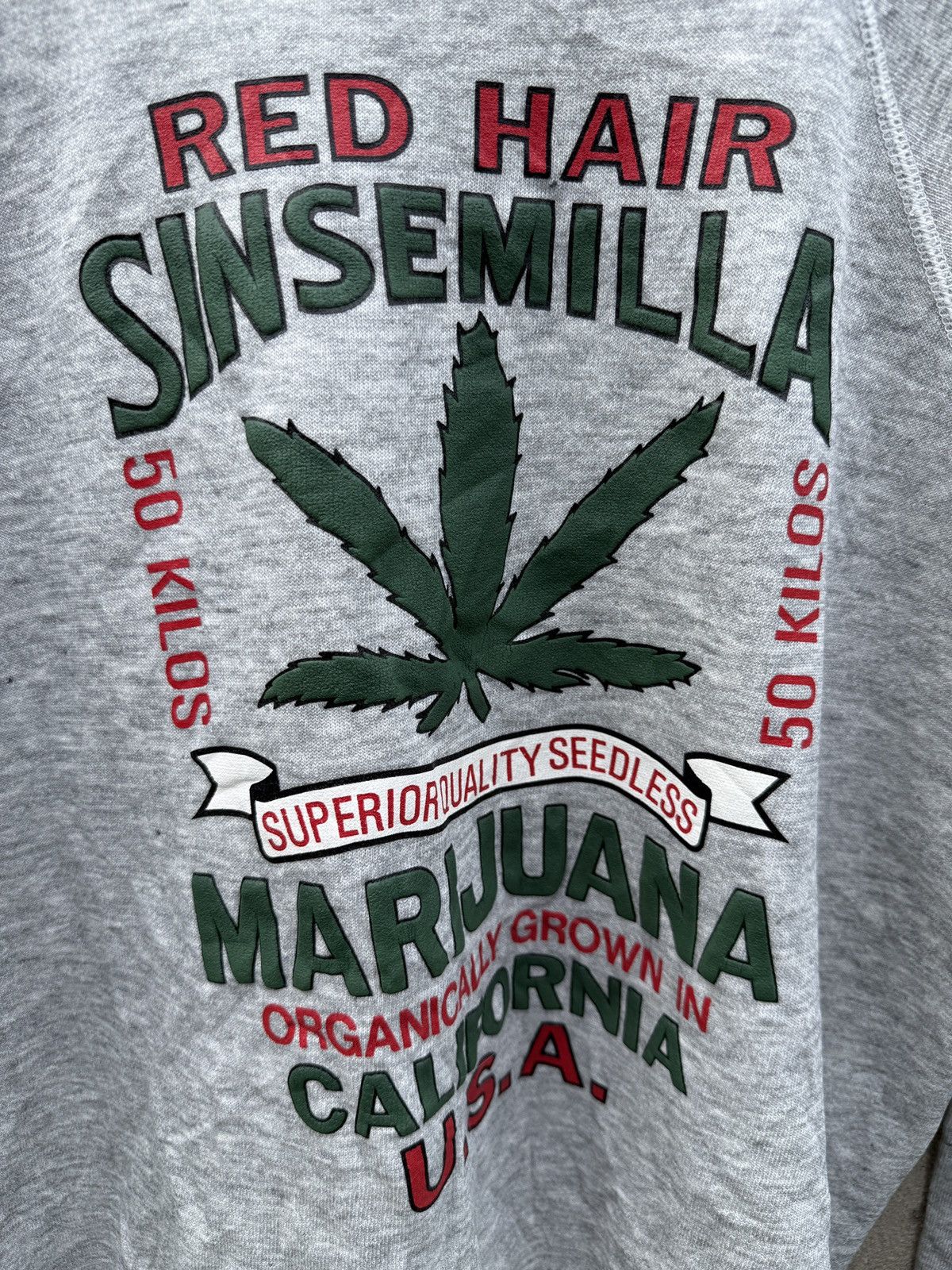 Vintage Vintage 80s Marijuana Size US L / EU 52-54 / 3 - 2 Thumbnail