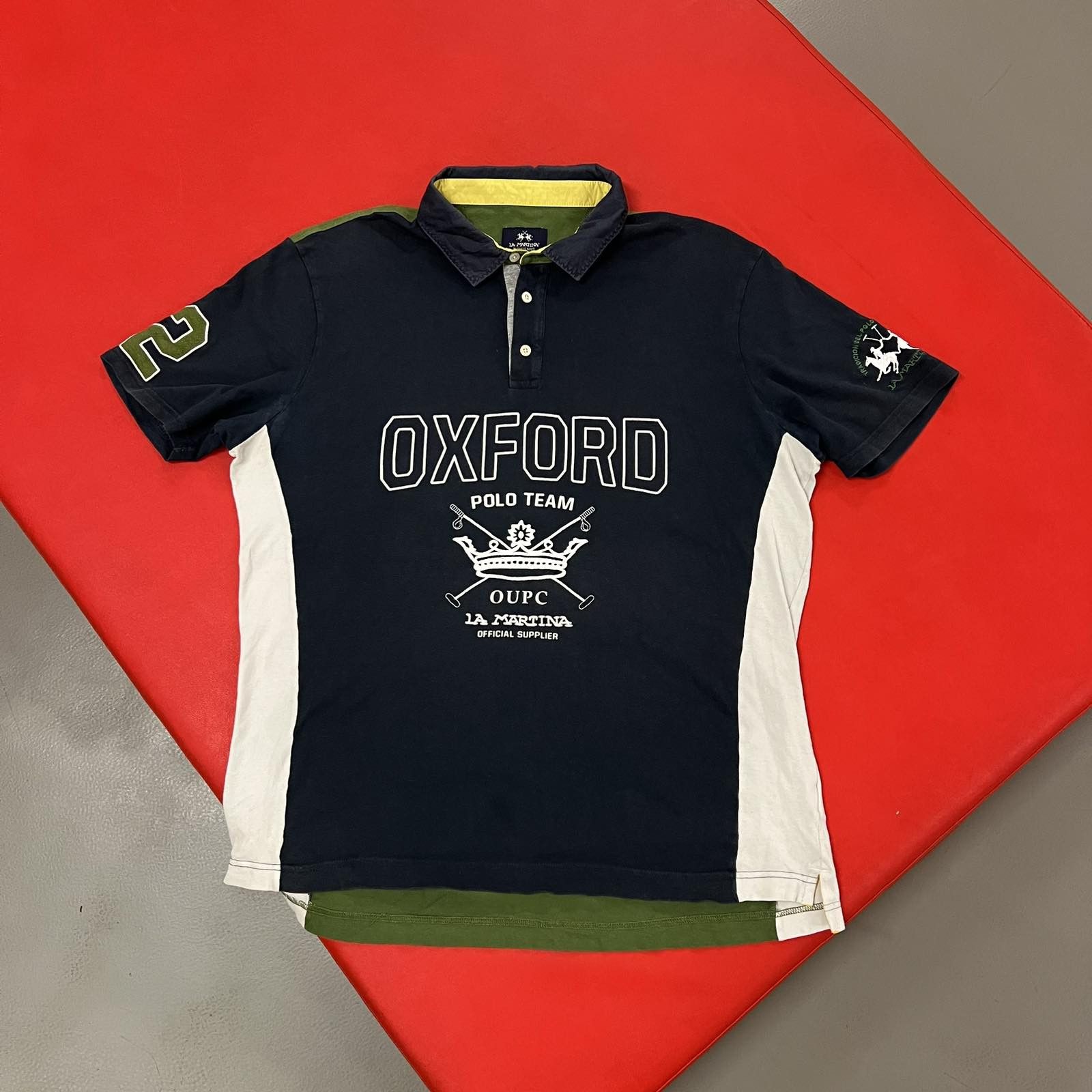 La Martina × Vintage Vintage La Martina Oxford Polo Team T-shirt rare Size US XXL / EU 58 / 5 - 1 Thumbnail