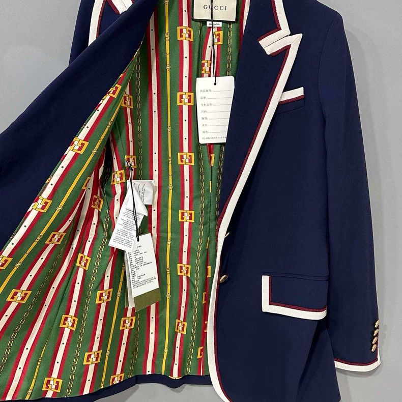 Gucci Gucci Single-breasted college-style suit 2506-Nextarrow Size S / US 4 / IT 40 - 2 Thumbnail