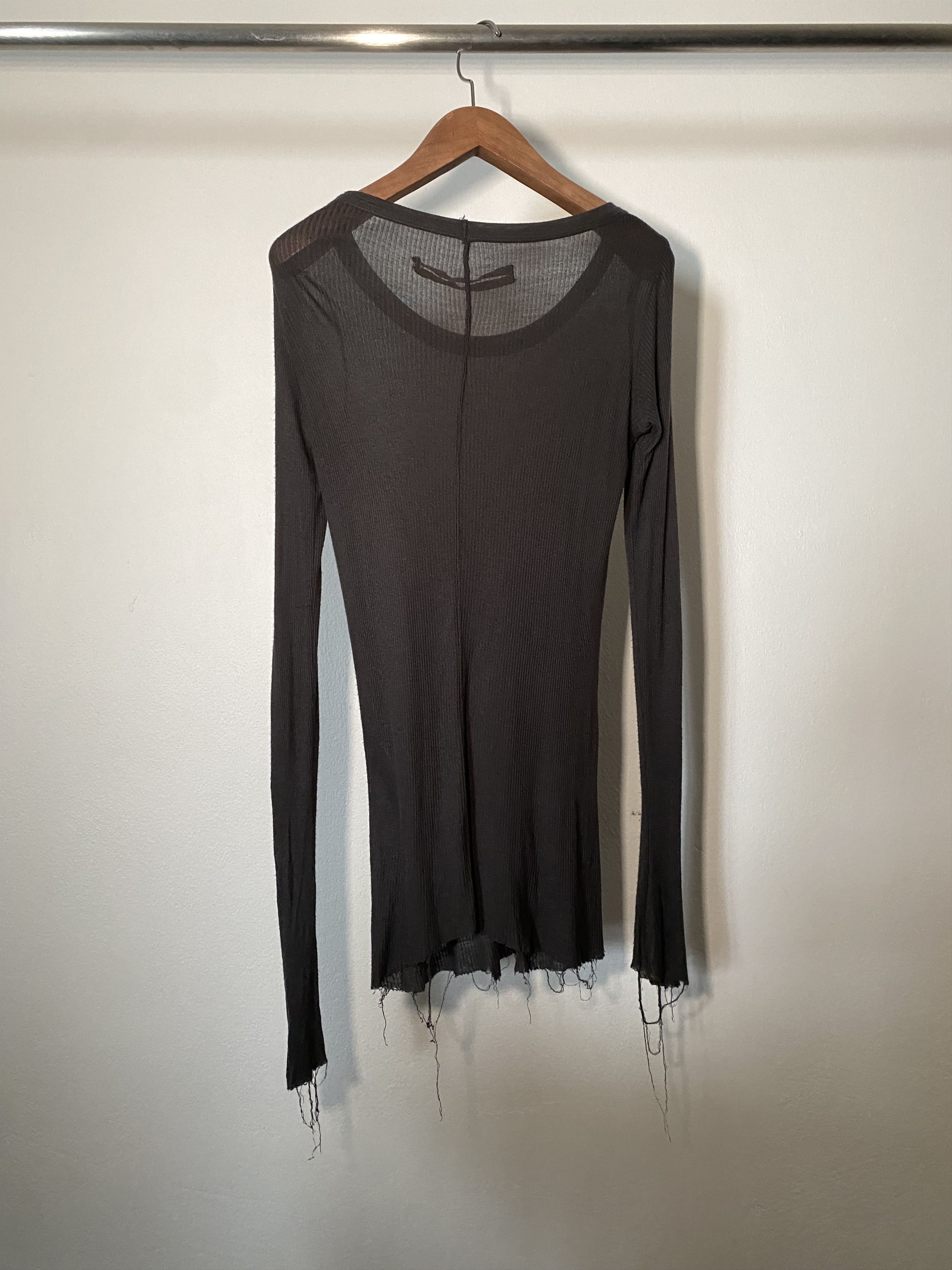 SS2005 Scorpio Knit Rib L/s Grey, view 2