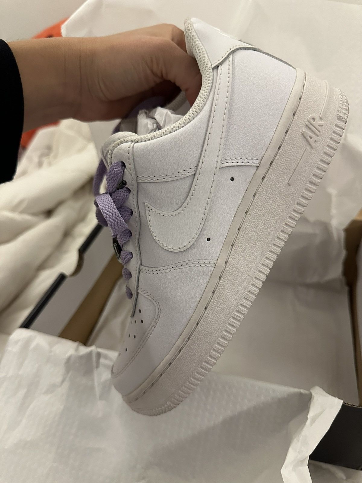 Nike Lavender Nikes Size US 6.5 / IT 36.5 - 3 Thumbnail