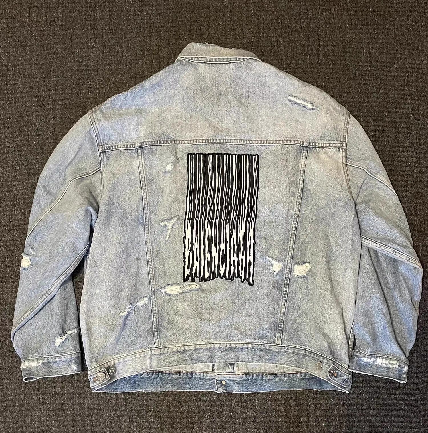 Balenciaga Balenciaga denim jacket Q4 Size US M / EU 48-50 / 2 - 2 Thumbnail