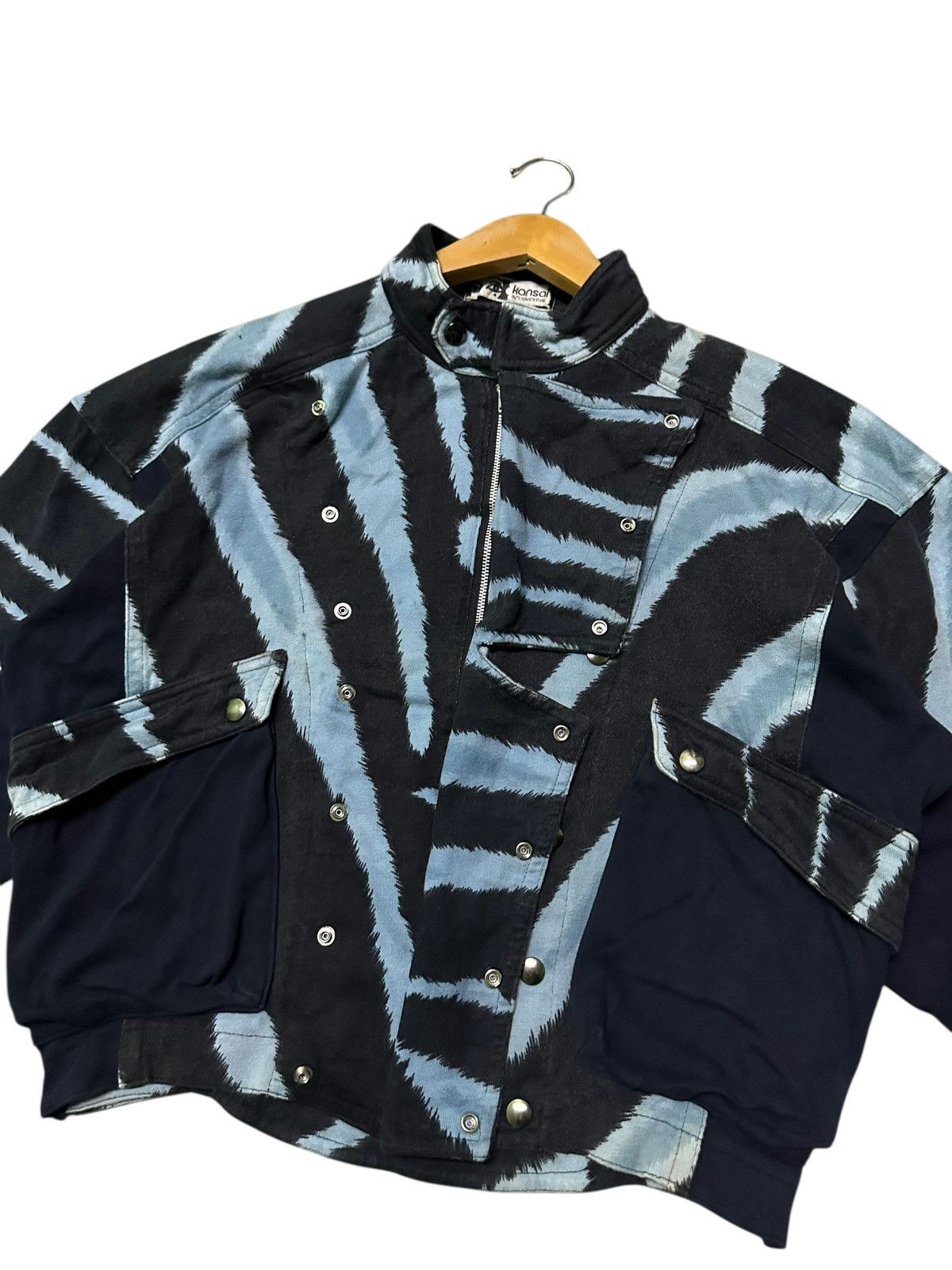 Kansai Yamamoto Vintage 90s Kansai zebra bomber jacket Size US S / EU 44-46 / 1 - 7 Thumbnail