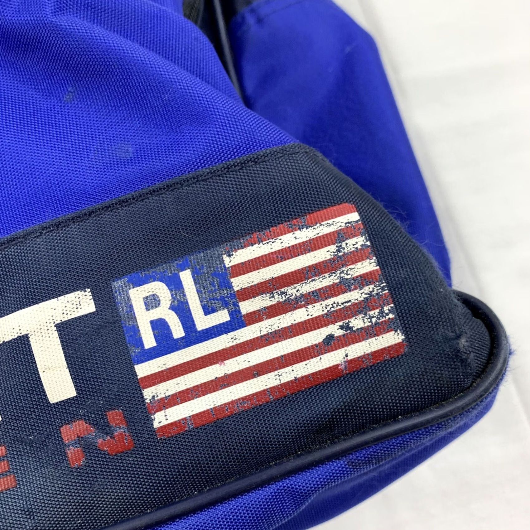 Vintage VINTAGE Polo Sport Ralph Lauren Duffle Bag Medium Blue Black 90s Luggage Mens Size US M / EU 48-50 / 2 - 3 Thumbnail