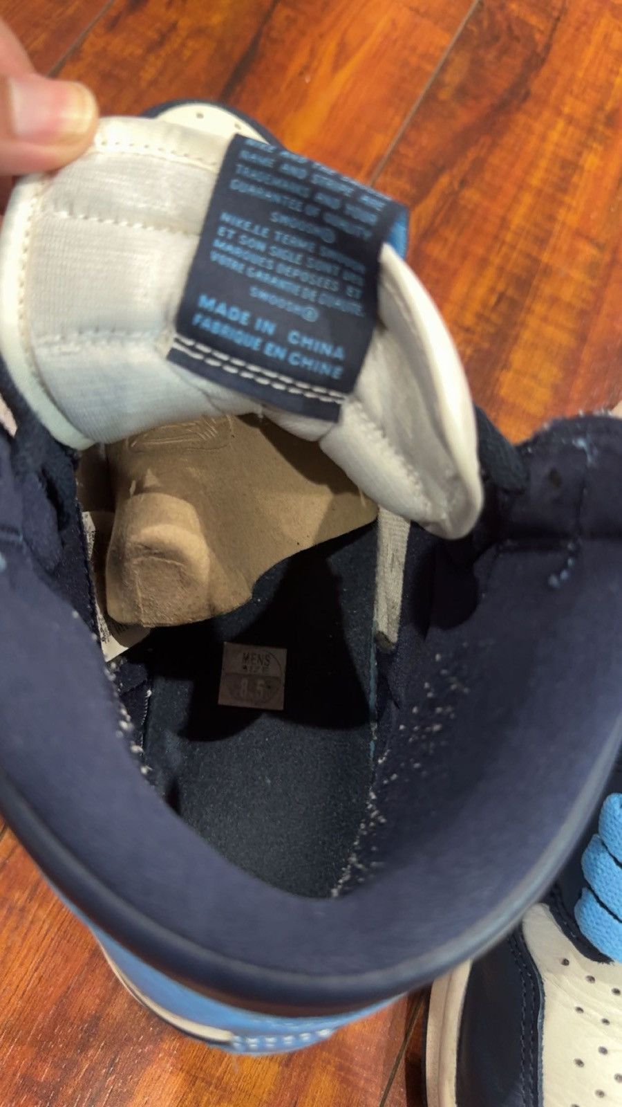 Jordan Brand × Nike Jordan 1 Retro High OG Obsidian Size US 8.5 / EU 41-42 - 7 Thumbnail