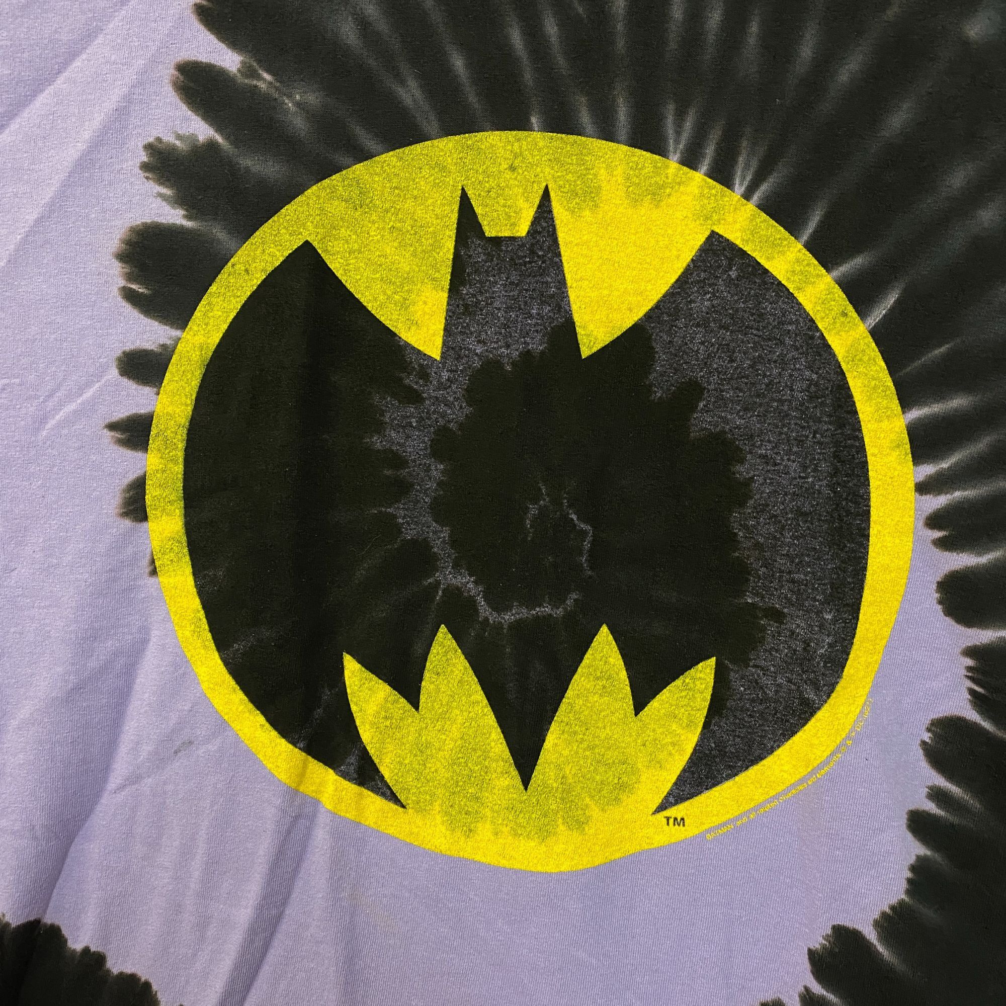 DC DC Batman Logo Graphic Design Tie Dye T-Shirt Large Size US L / EU 52-54 / 3 - 2 Thumbnail