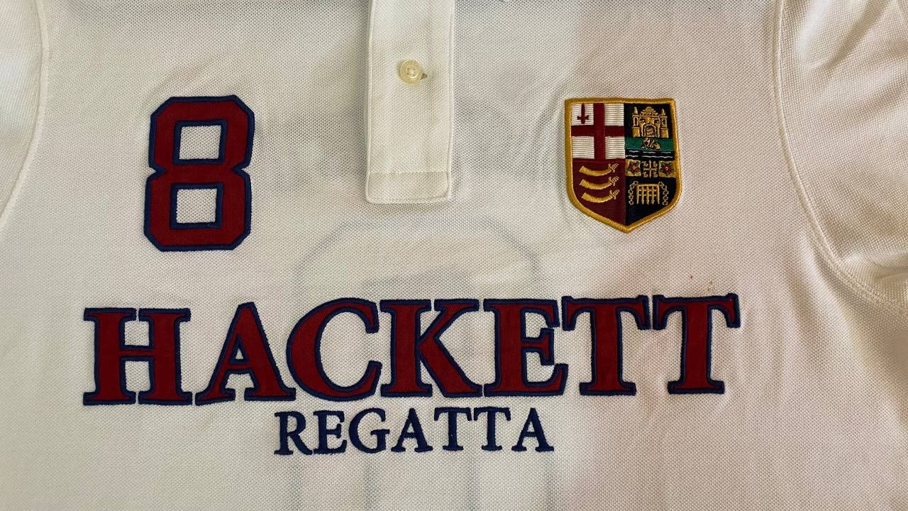 Hackett Hackett London Regatta Rowing Long Sleeve Polo Size US M / EU 48-50 / 2 - 2 Thumbnail