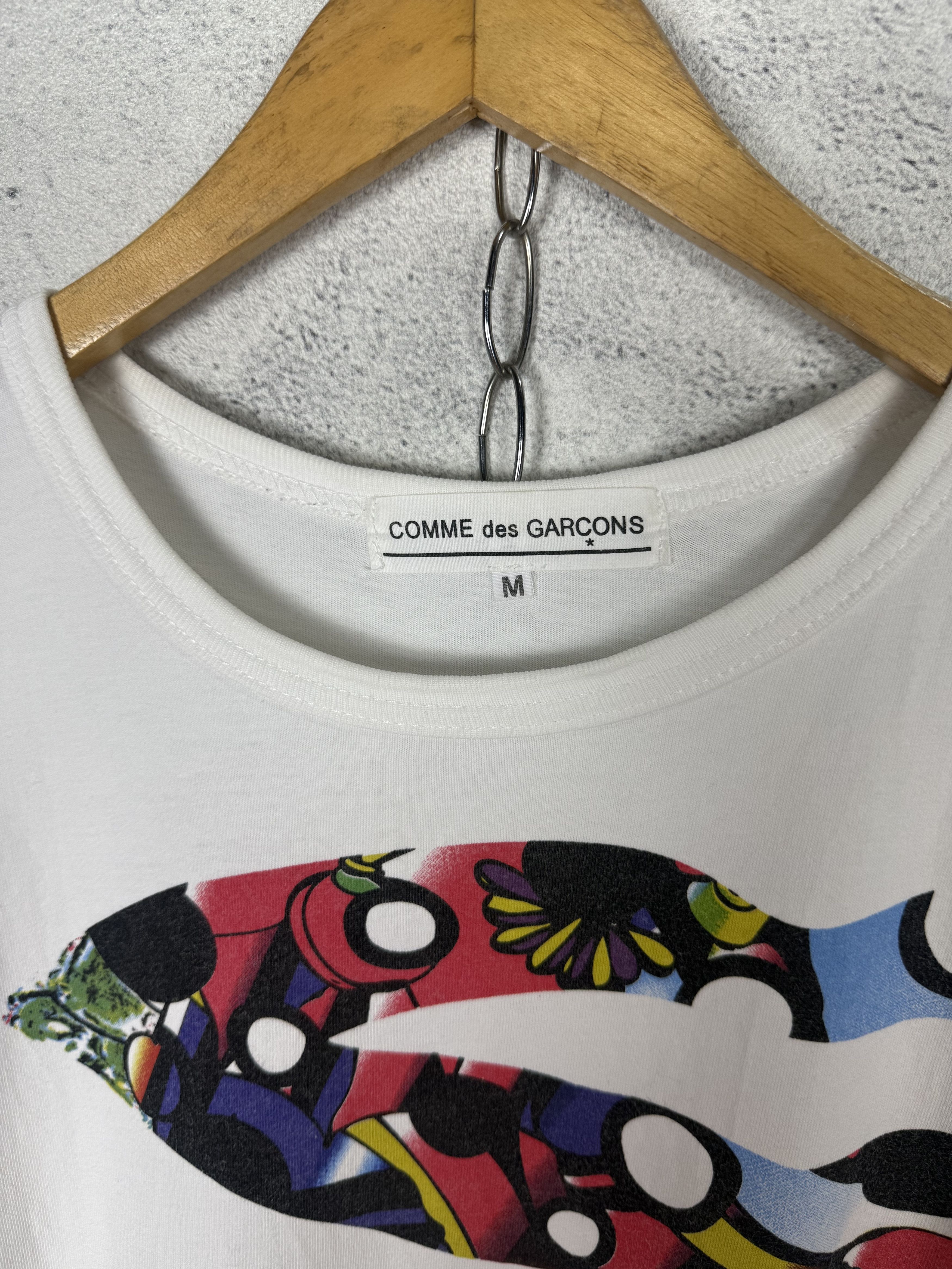Comme des Garcons Comme Des Garcons Merry Happy Crazy Colour Tshirt Size M / US 6-8 / IT 42-44 - 2 Thumbnail