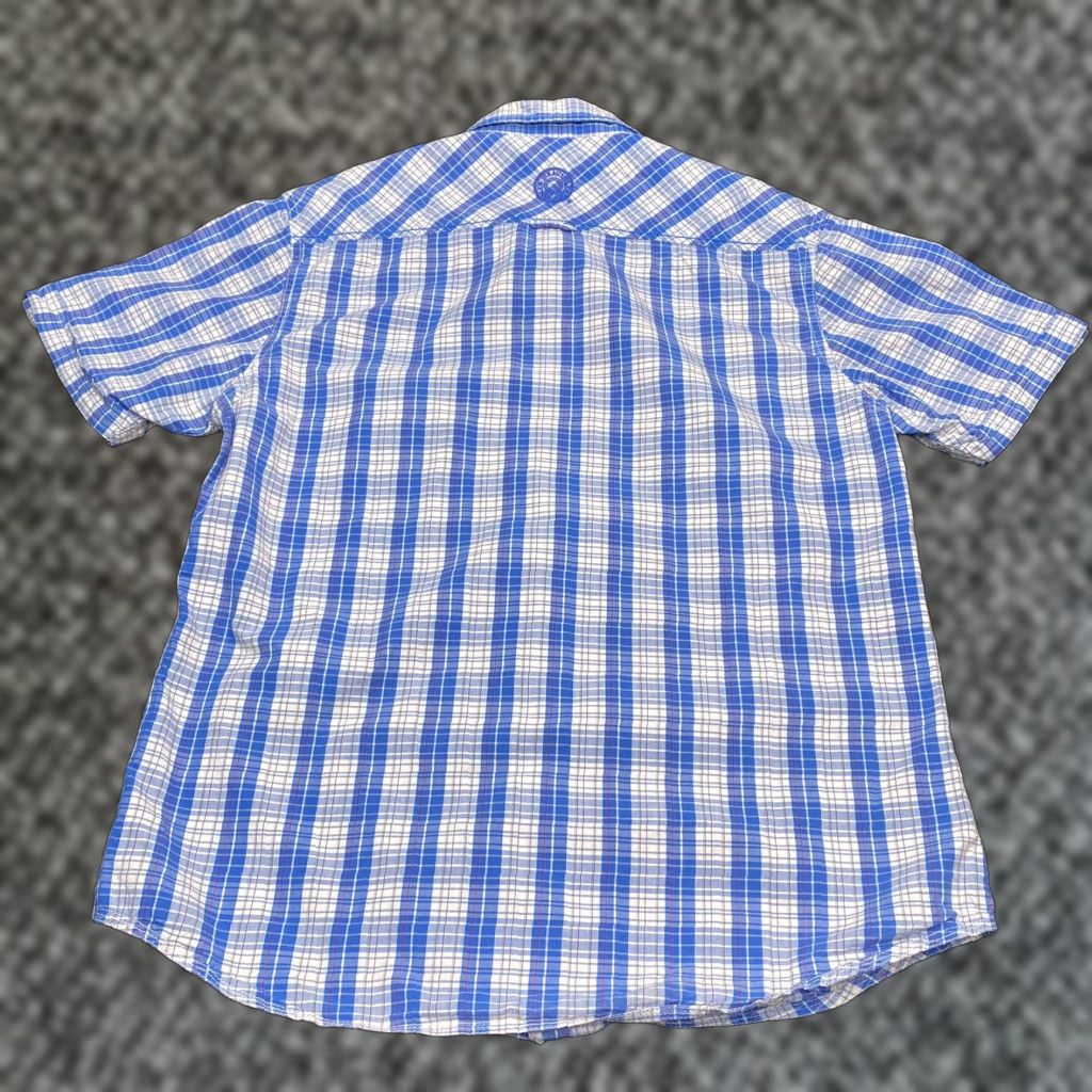Levi's Levis Red Tab Shirt Adult Large Blue Front Pockets Plaid Button Up Mens Size US L / EU 52-54 / 3 - 1 Thumbnail