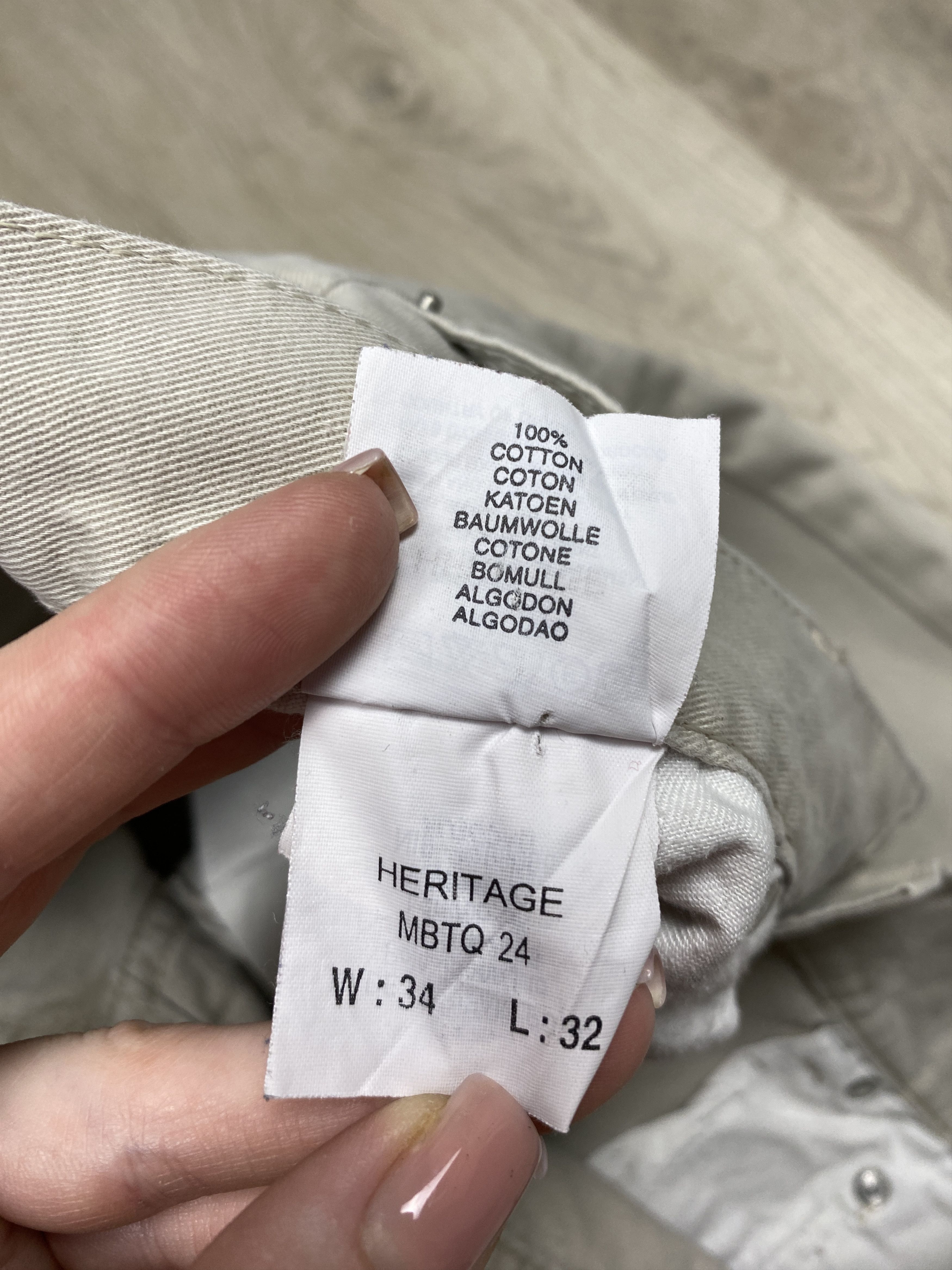 Lauren Ralph Lauren × Polo Ralph Lauren × Vintage Polo Ralph Lauren Jeans Co. Vintage Mens Chino Pants Size US 34 / EU 50 - 4 Thumbnail