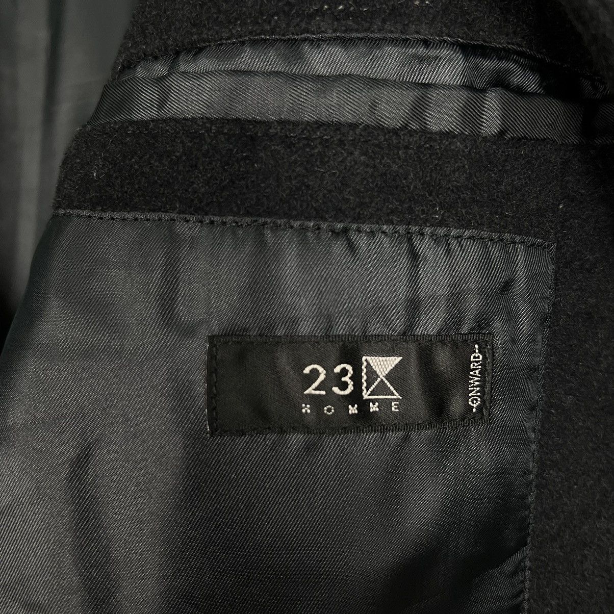 Japanese Brand 🔥 23 HOMME ONWARD PURE NEW WOOL COAT JACKET Size US M / EU 48-50 / 2 - 14 Thumbnail