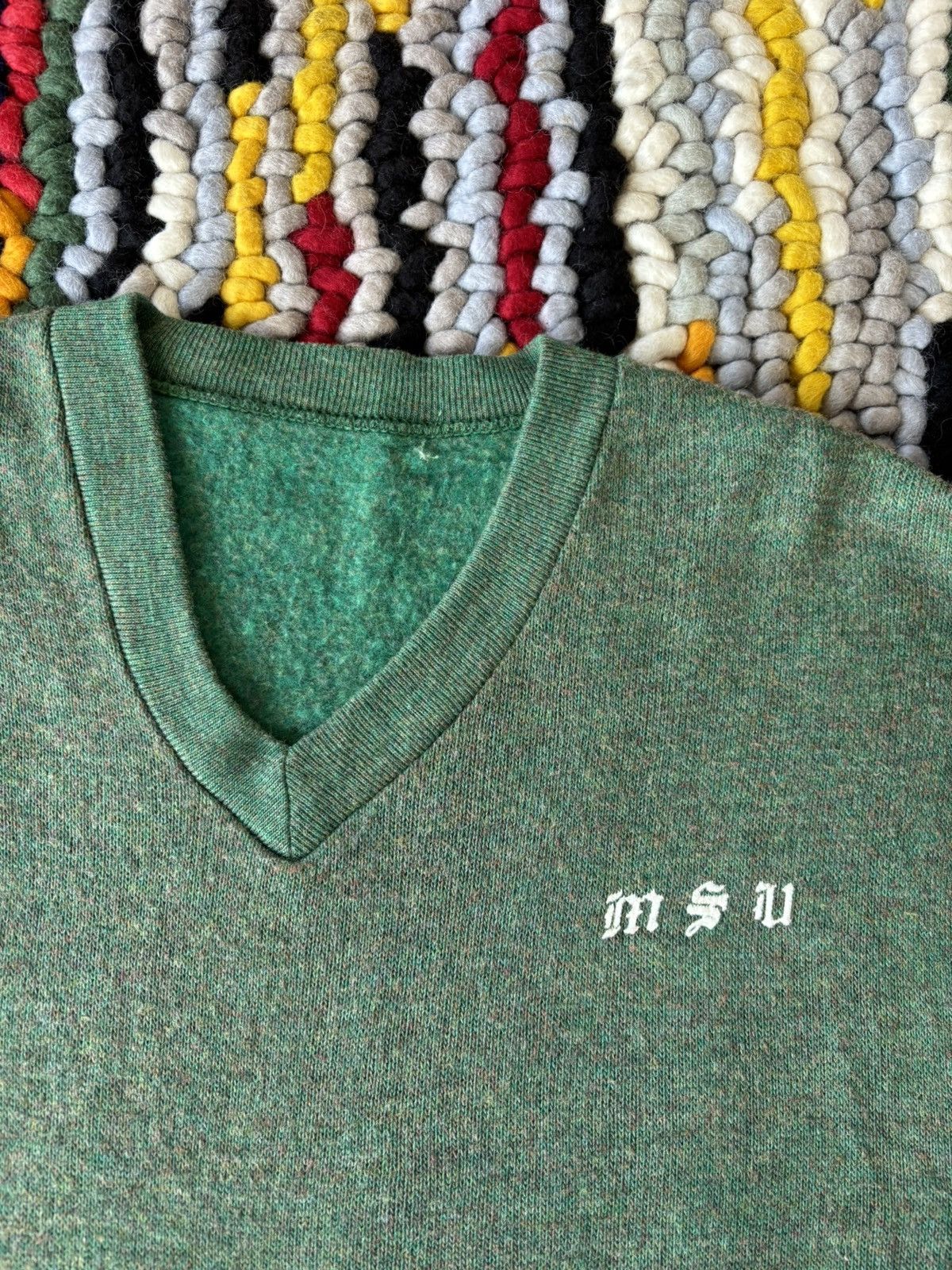 Champion 1950s Vintage MSU Sweater Size US M / EU 48-50 / 2 - 2 Thumbnail