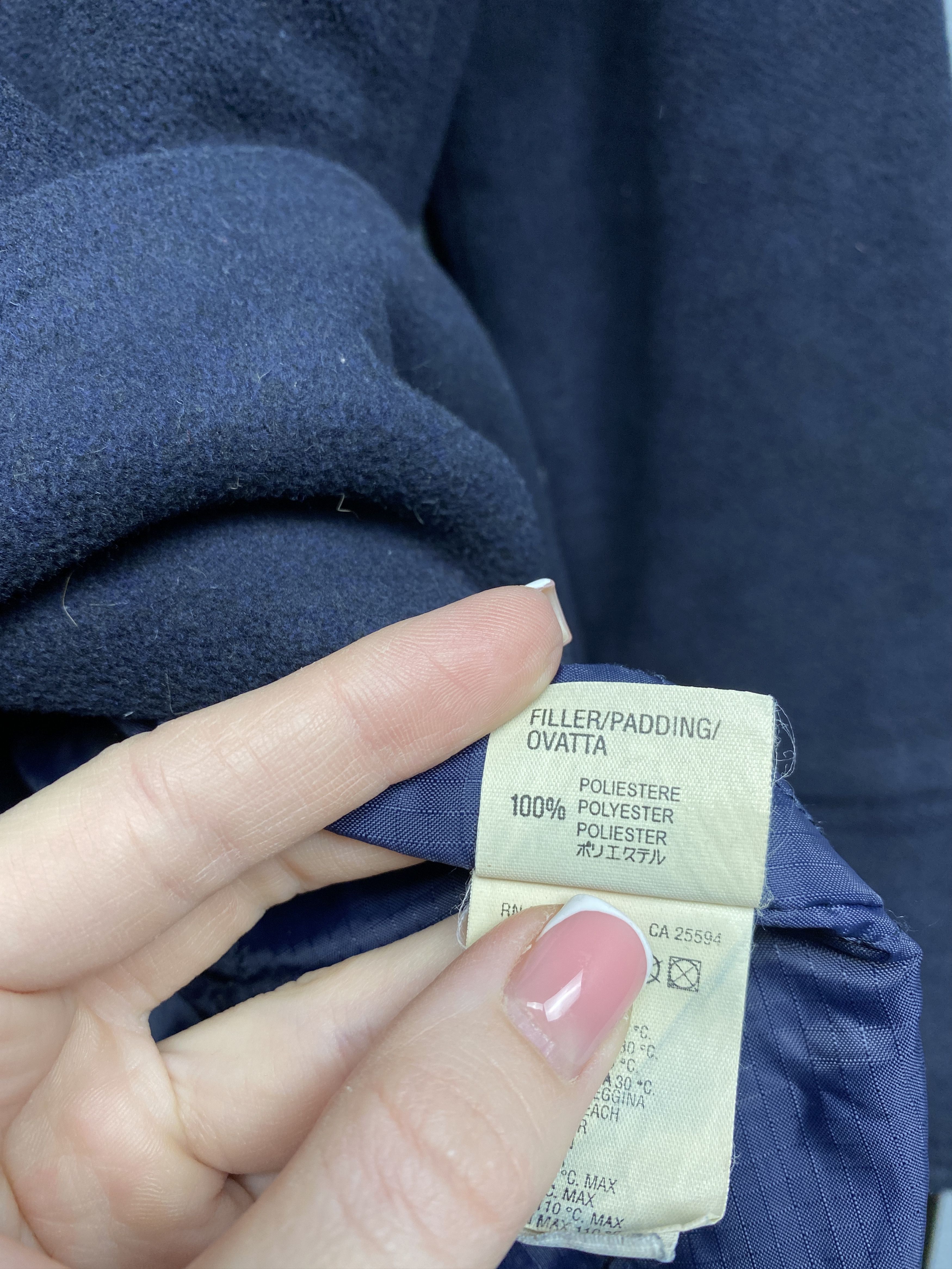 Diesel Vintage Womens Double Breasted Wool Coat Jacket