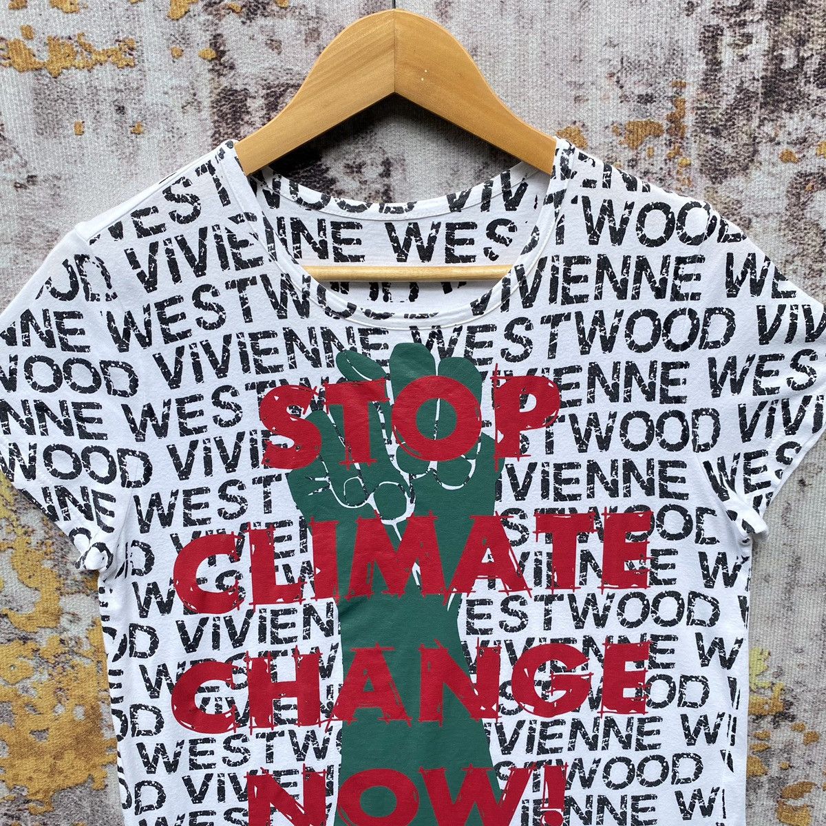 Vivienne Westwood Vivienne Westwood Stop Climate Change Now Shirt Designer Size S / US 4 / IT 40 - 5 Thumbnail