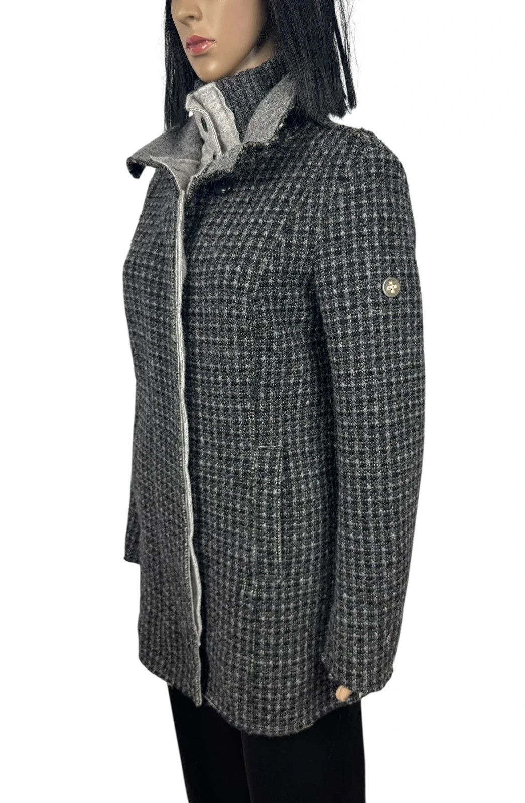 Other Swiss Chriss Wool Knit Coat size 46 Size L / US 10 / IT 46 - 6 Thumbnail