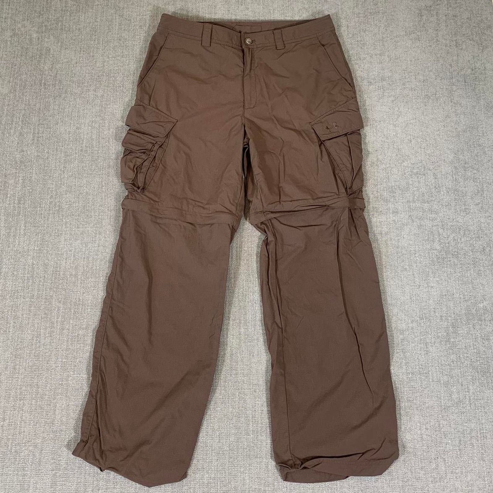 Under Armour Under Armour brown cargo hiking pants Size US 34 / EU 50 - 2 Thumbnail