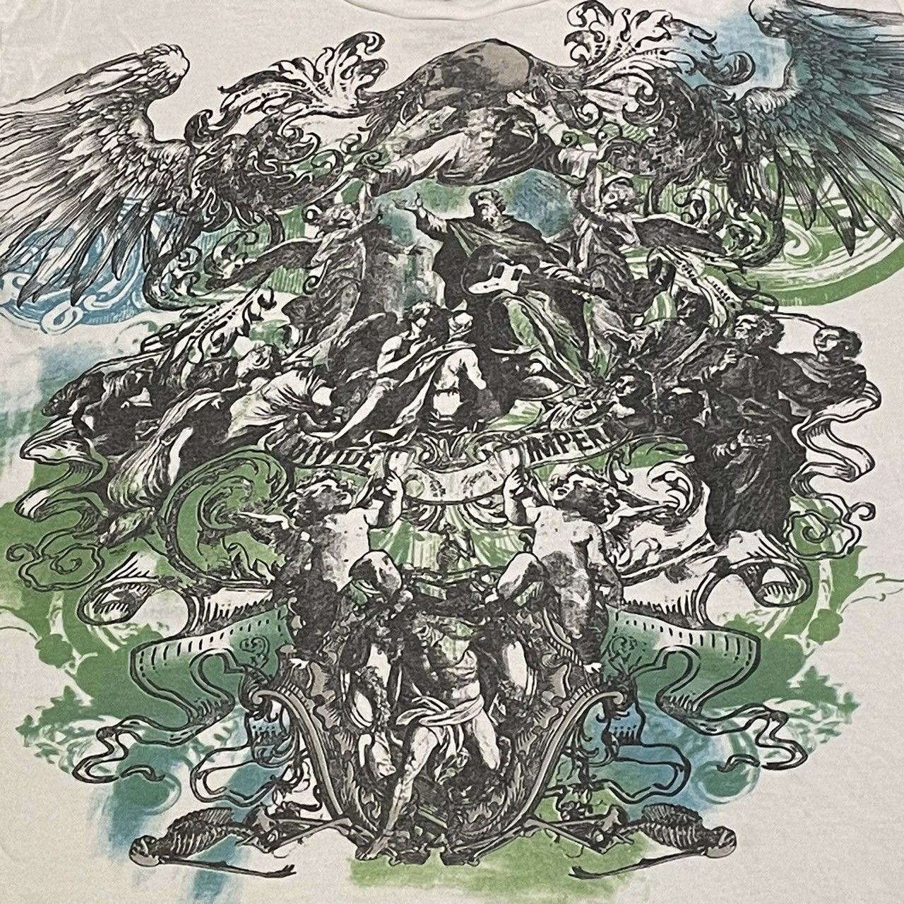 Affliction × Ed Hardy × Tapout Rare Wings Cross Tee Y2K Affliction Style Size US XXL / EU 58 / 5 - 2 Thumbnail