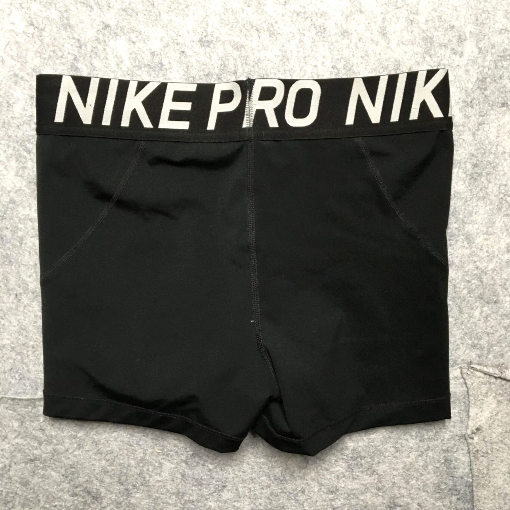 Nike Nike Pro Compression Shorts Womens L Black 3" Dri-FIT Training AO9977-010 Size 36" / US 14 / IT 50 - 7 Thumbnail