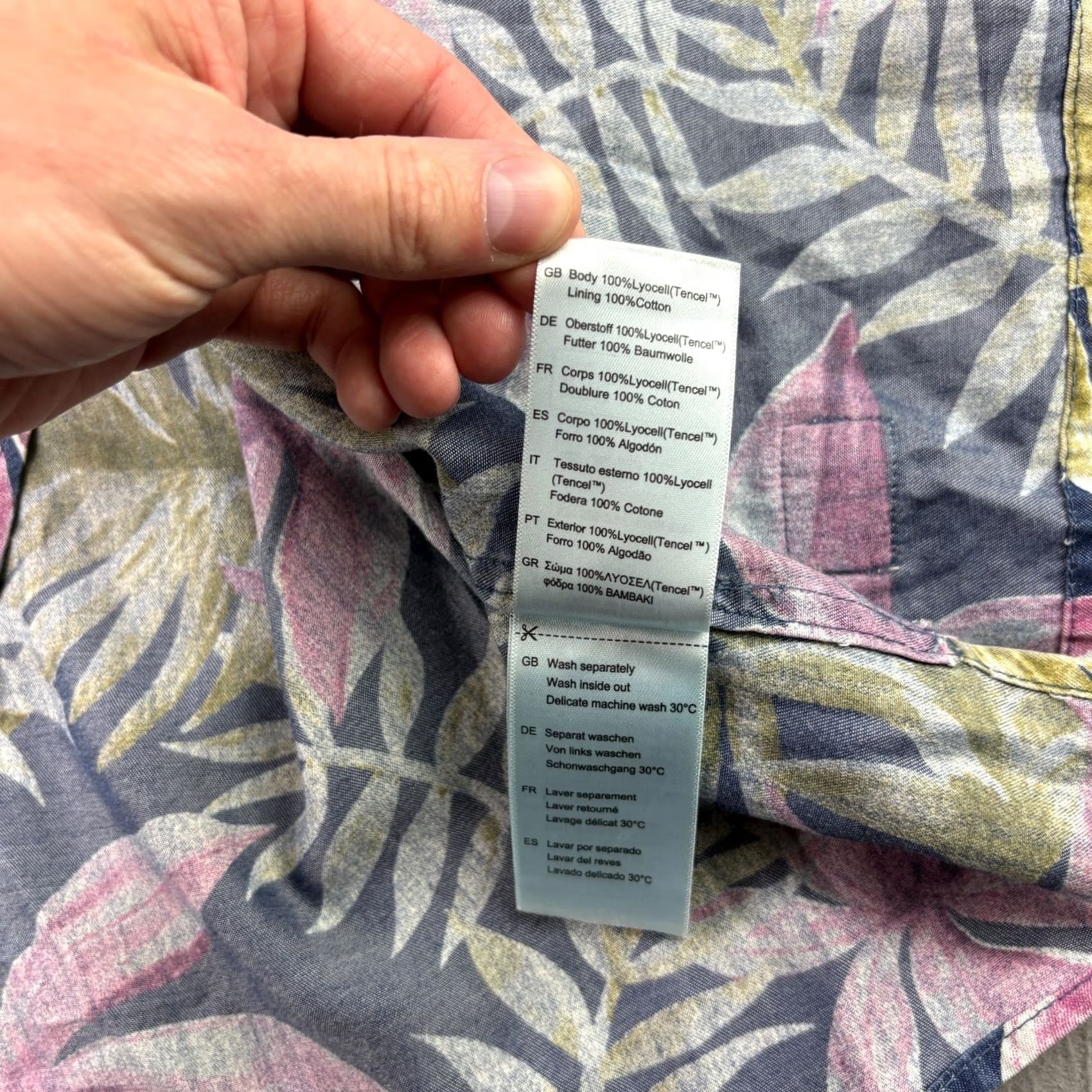 Scotch & Soda VINTAGE Scotch & Soda Shirt Mens XL Floral Hawaiian AOP Button Up Tropical Camp Viscose Size US XL / EU 56 / 4 - 7 Thumbnail