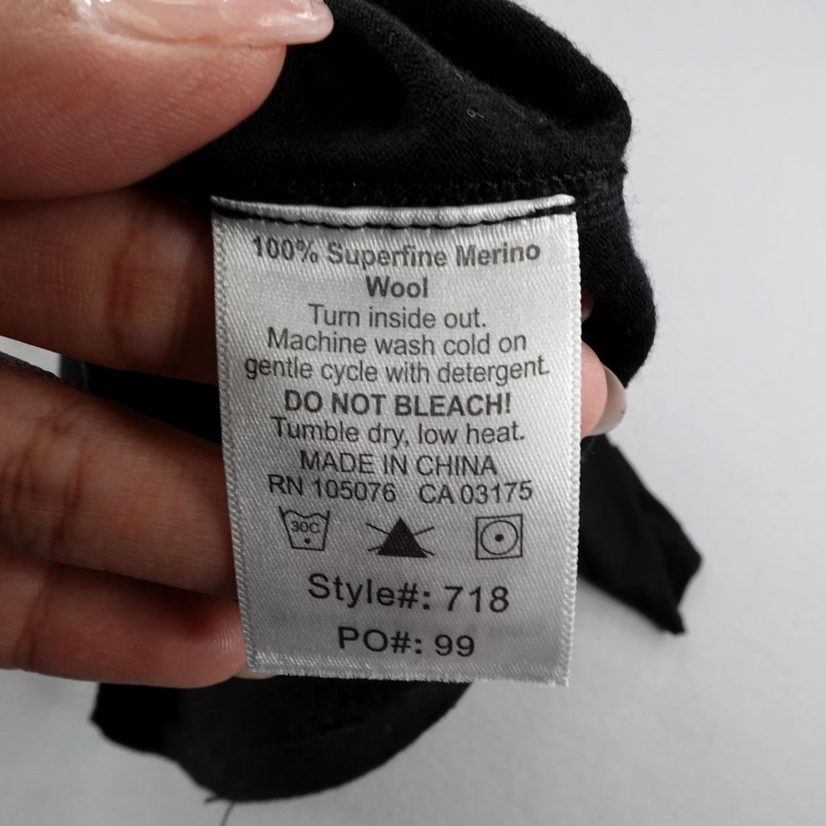 Layer 8 Minus 33 Shirt Mens Large Black Superfine Merino Wool Base Layer Performance Size US L / EU 52-54 / 3 - 3 Thumbnail