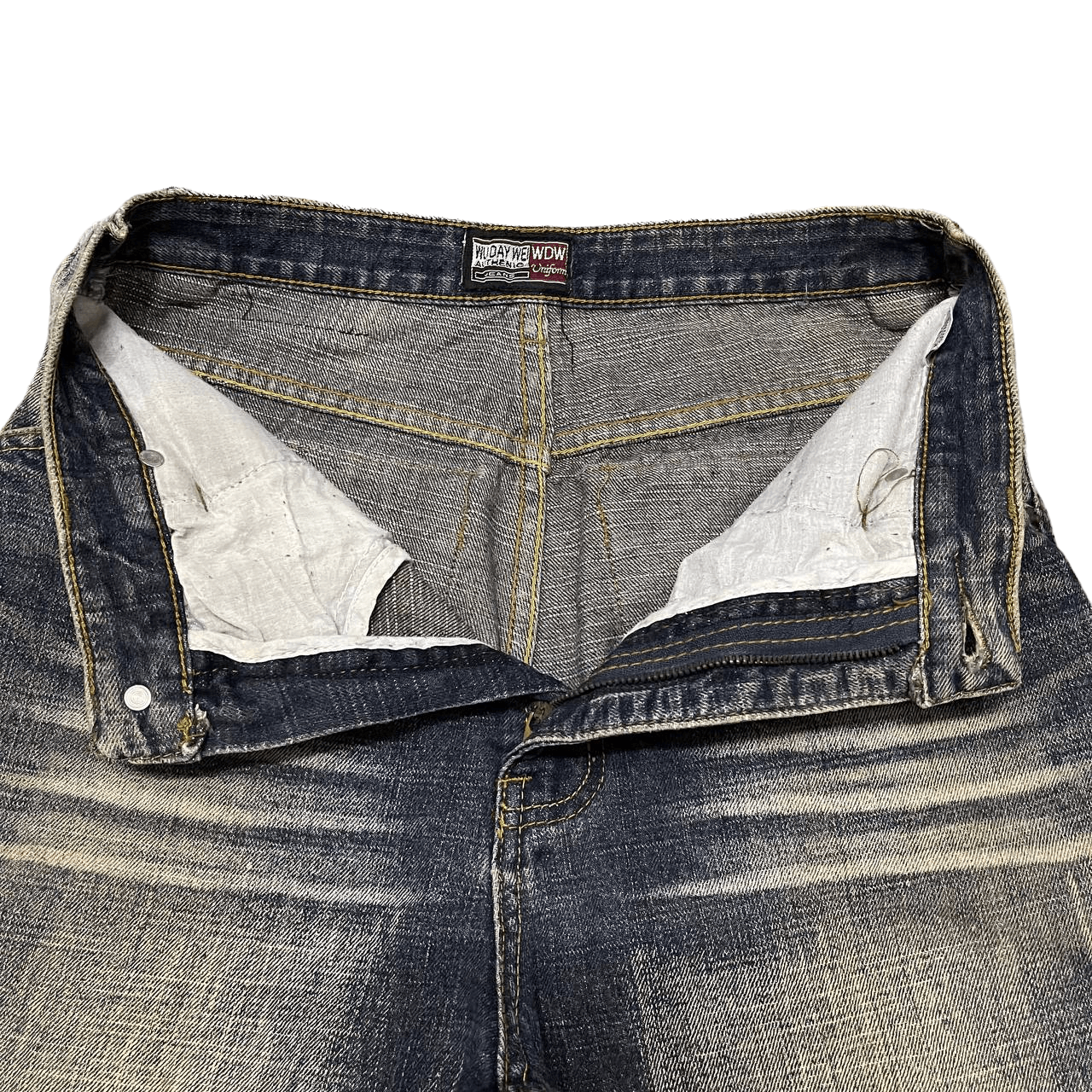 Japanese Brand Vintage Wu Day Wei Denim Jeans Size US 28 / EU 44 - 7 Thumbnail