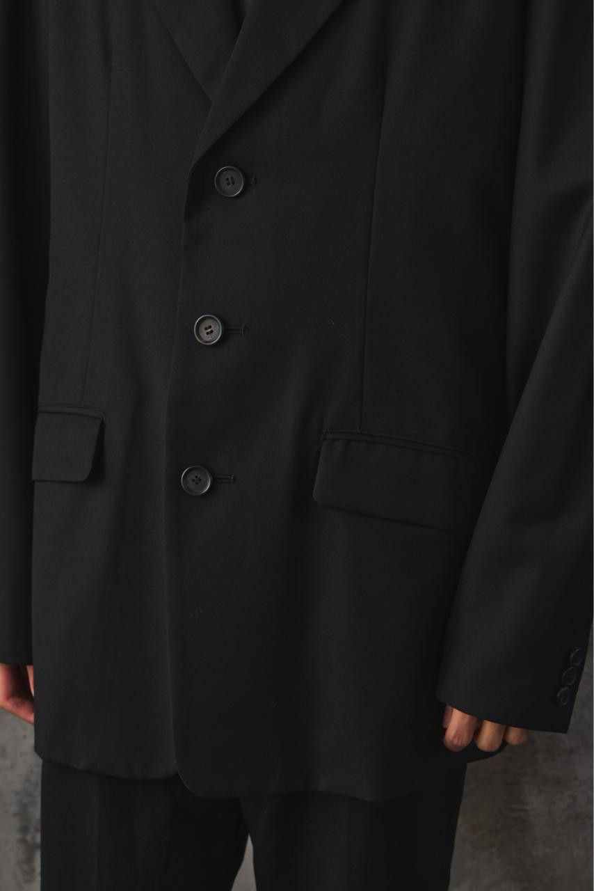 Yohji Yamamoto S'YTE Yohji Yamamoto Wool/Polyester 3-Button Blazer Size 50R - 8 Thumbnail