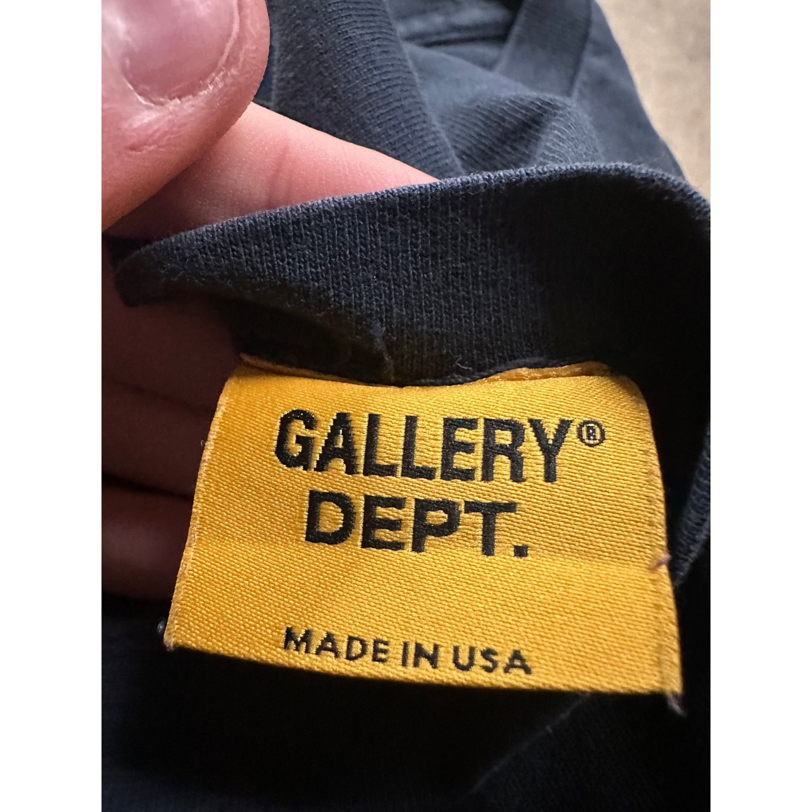 Gallery Dept. Gallery ATK Navy Tee Used Large Size US L / EU 52-54 / 3 - 4 Thumbnail