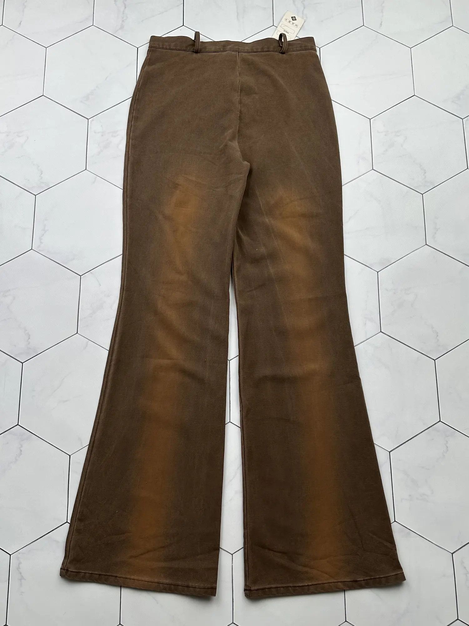Japanese Brand Vintage Faded Flare Pants (B417)E2 Size 27" / US 4 / IT 40 - 7 Thumbnail